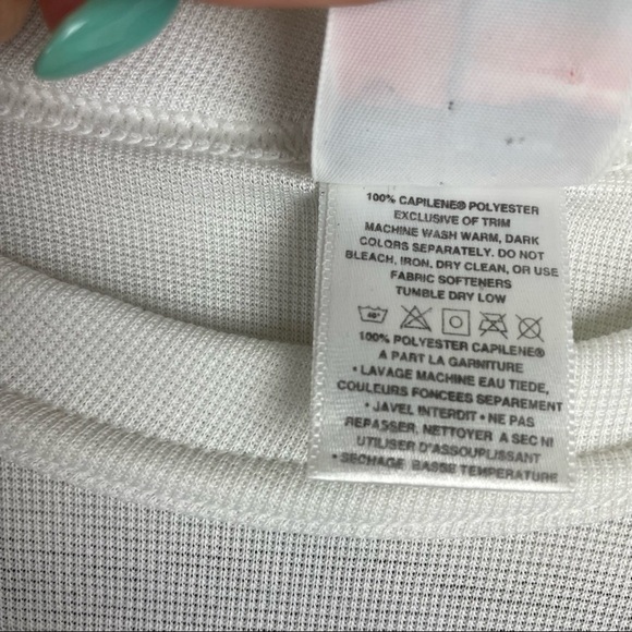 Patagonia Capilene white tee size large - Picture 3 of 6